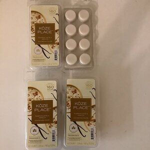 Koze Place Pumpkin Latte & Vanilla Wax Melts With Room Filling Fragrance 4Packs